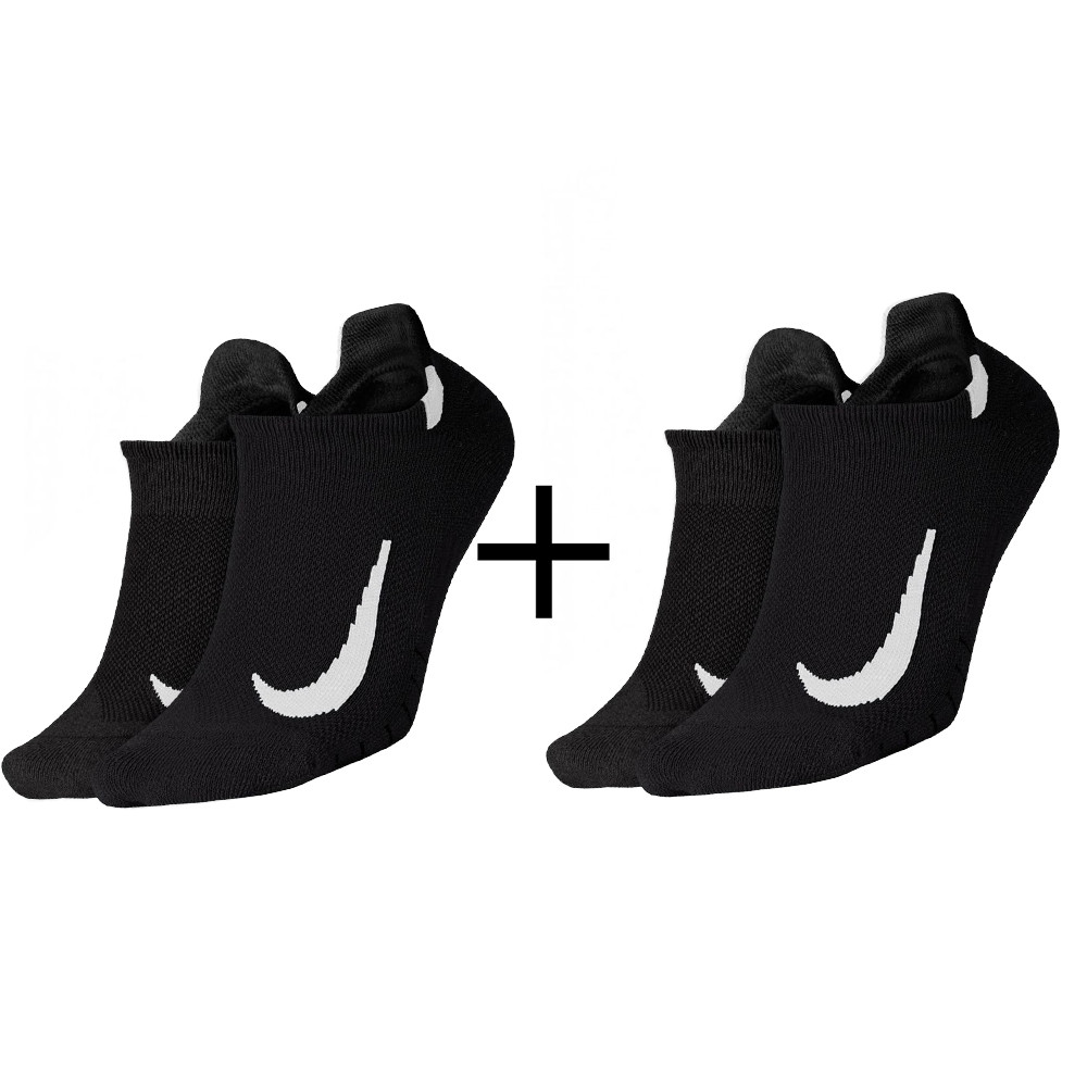 Ponožky NIKE Multiplier Black 2-pack - Ponožky - nízke - 1
