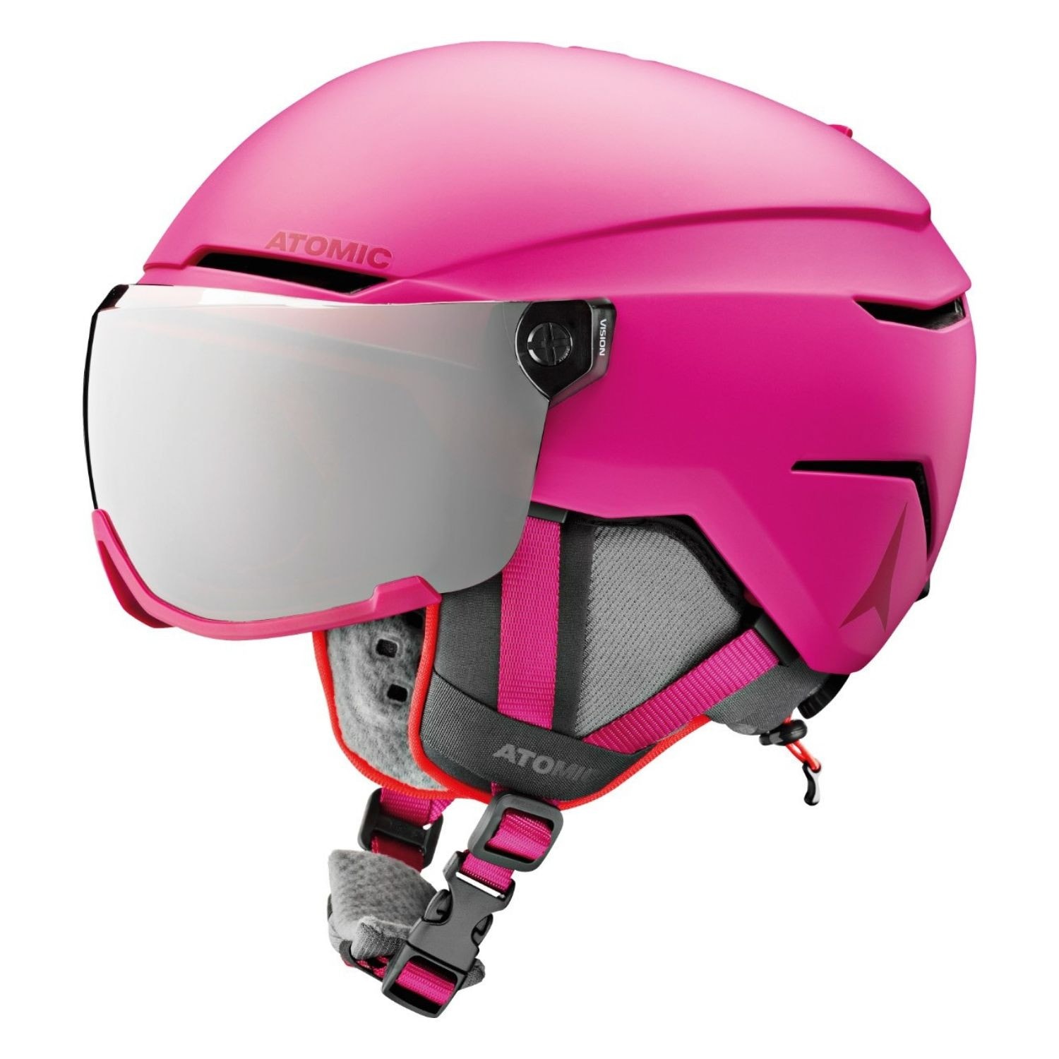 Lyžiarska prilba ATOMIC Savor Visor JR Pink - Detské prilby - 1