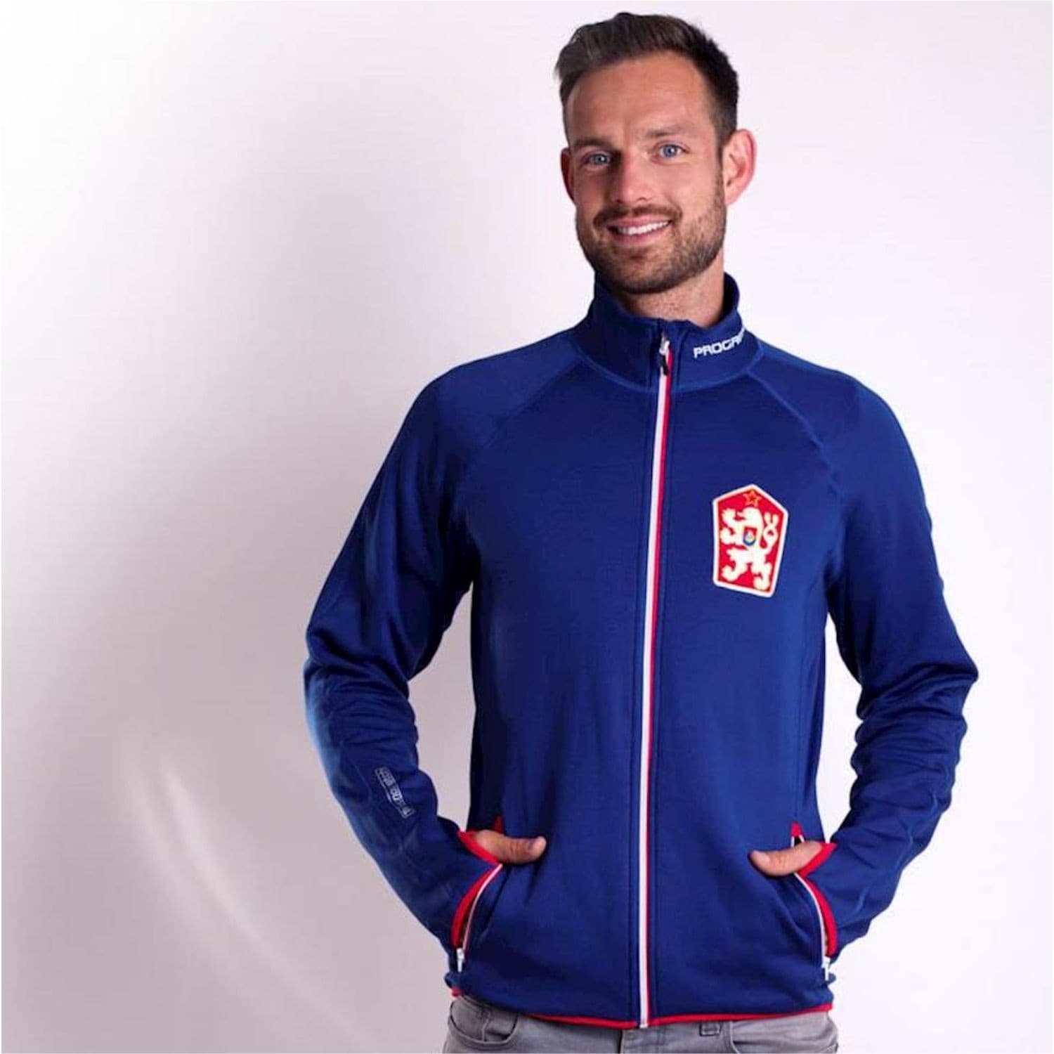 Pánska mikina PROGRESS Timur ČSSR Dark Blue - Technické mikiny - 1