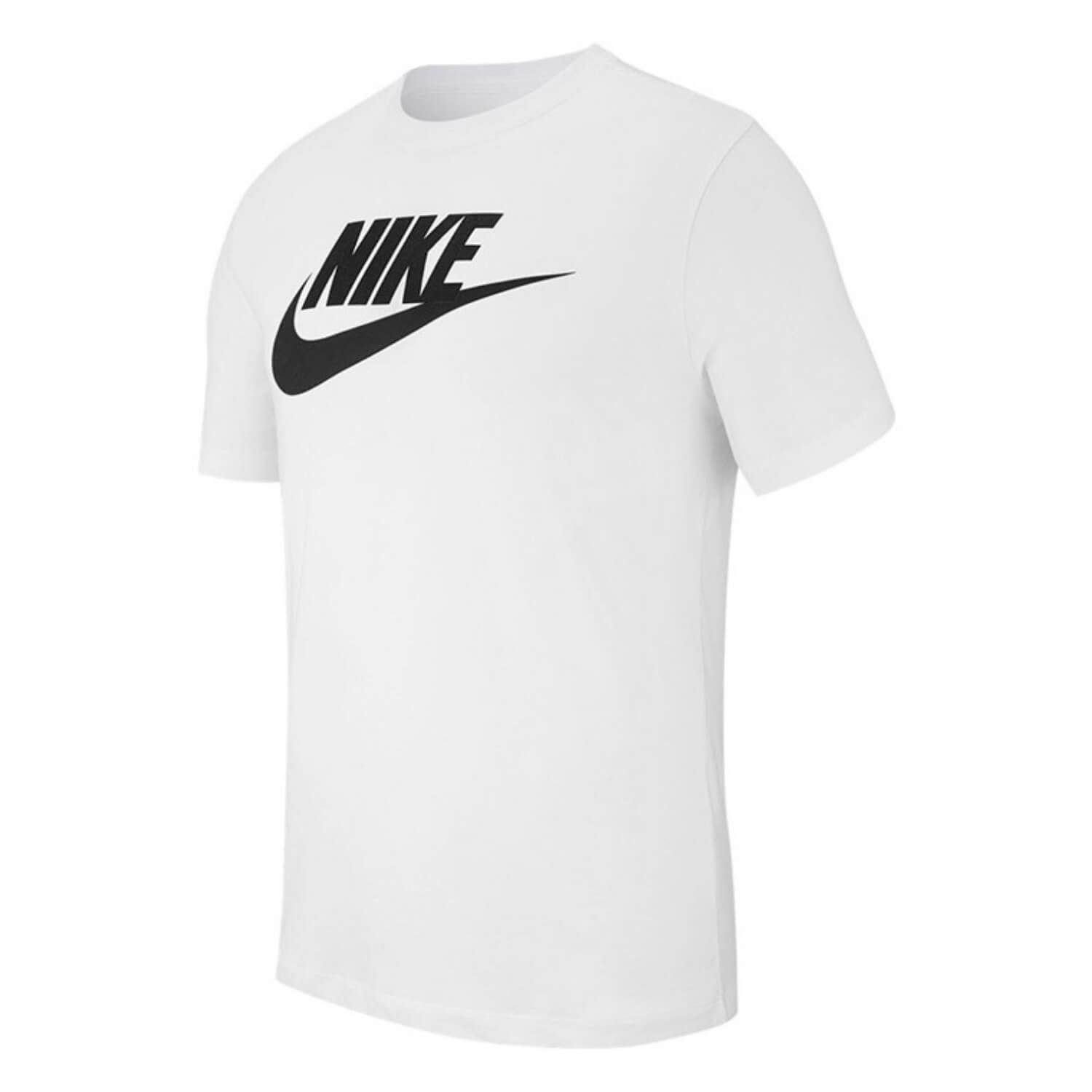 Tričko NIKE NSW Icon Futura White/Black - NIKE - 1