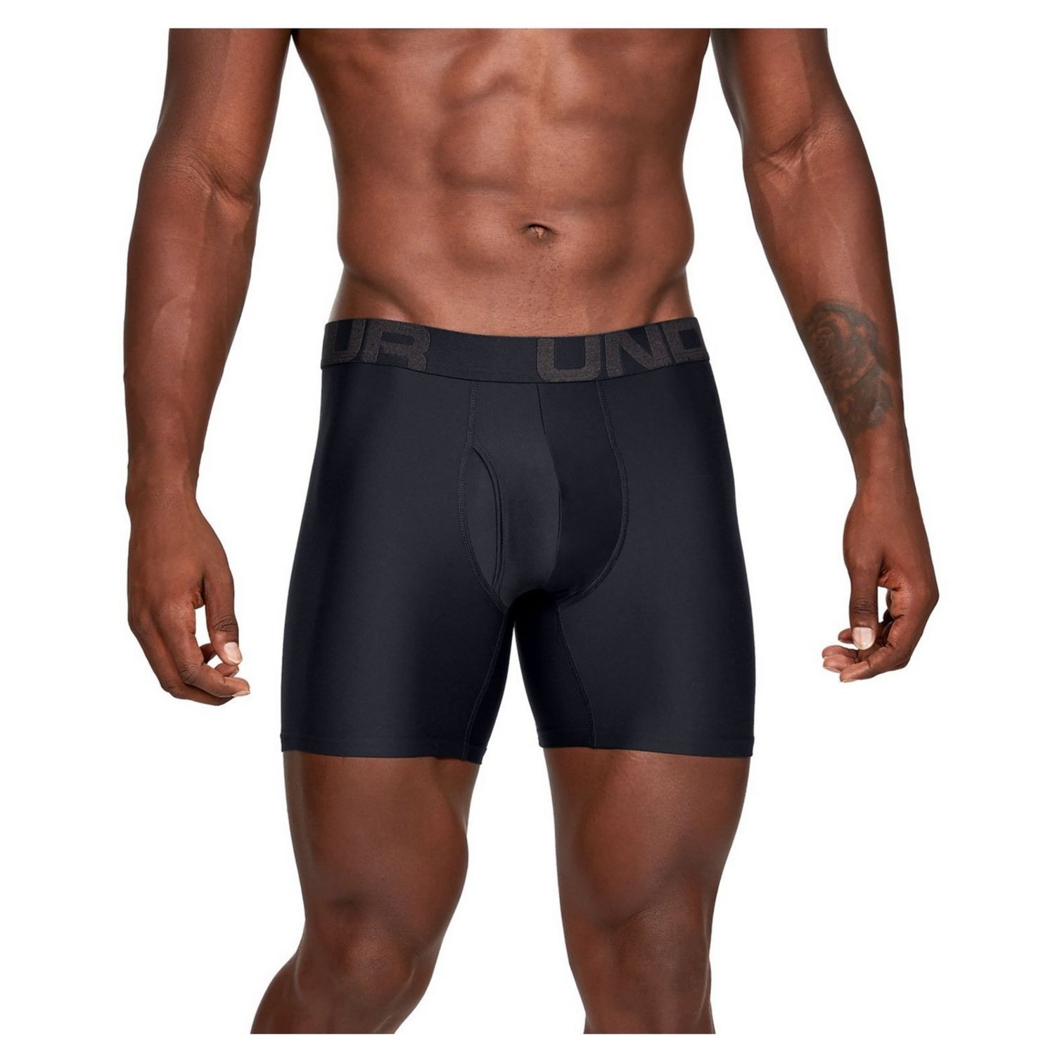 Boxerky UNDER ARMOUR Tech 6in 2-Pack Black - Spodná bielizeň - 1