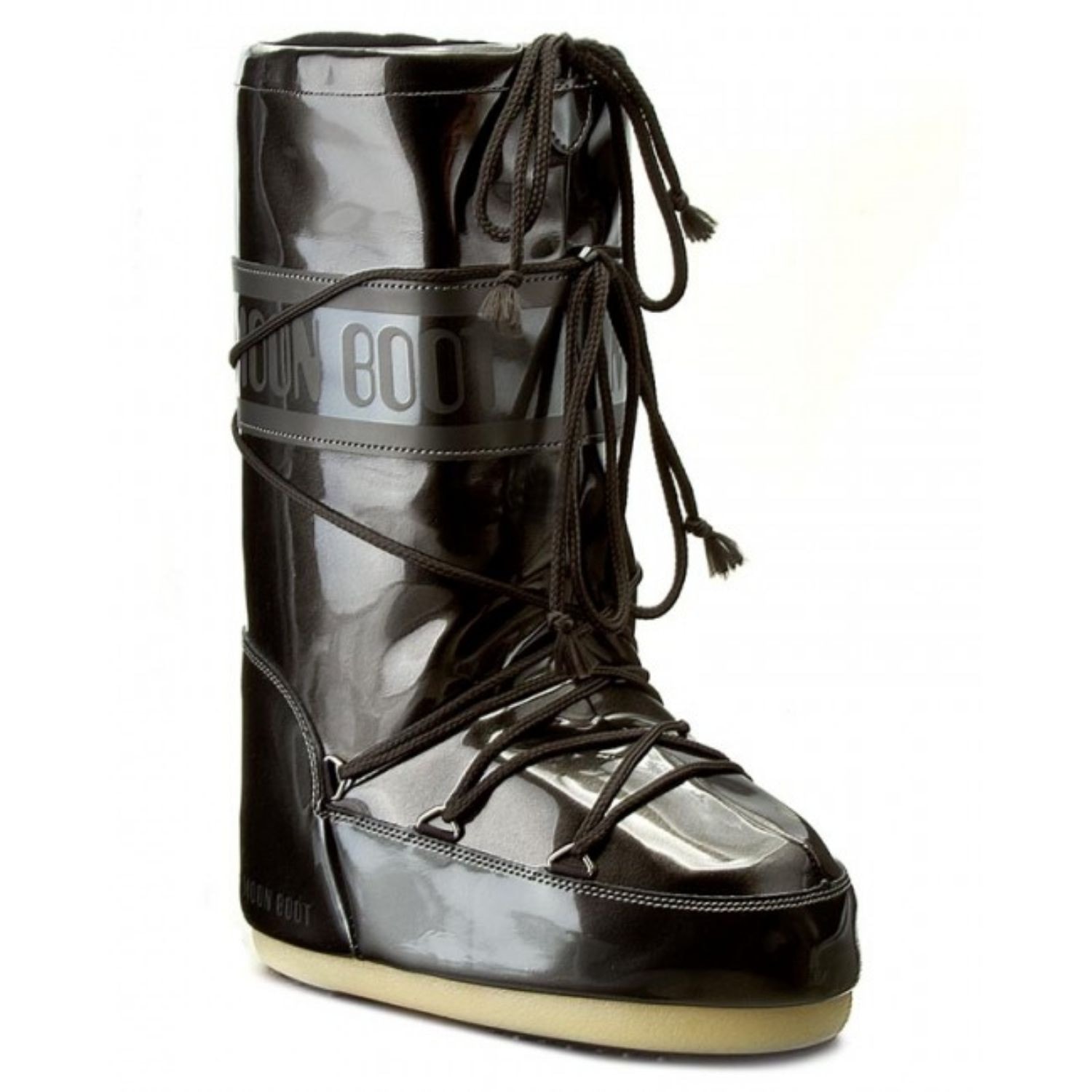 Snehule MOON BOOT Vinyl Met Black - Zimná obuv - 1
