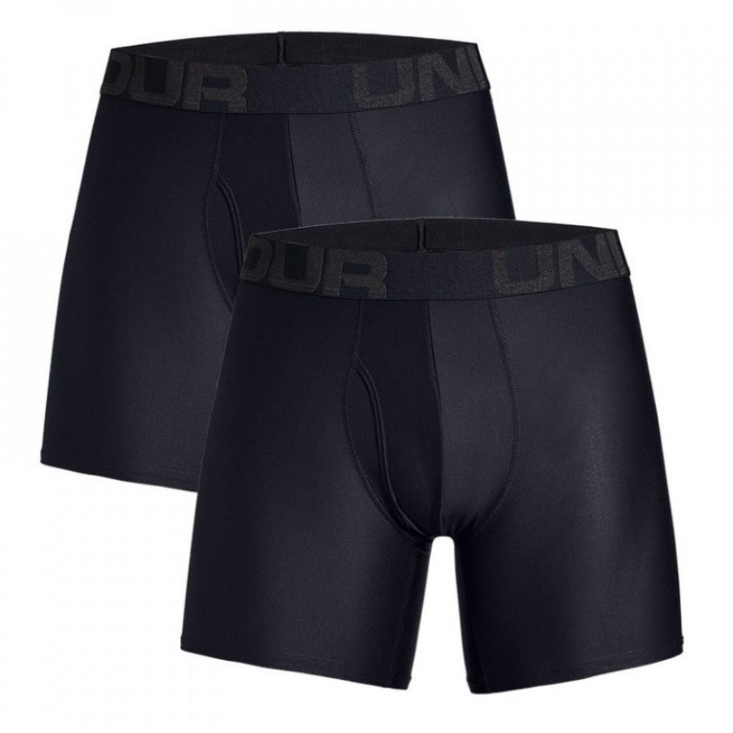Boxerky UNDER ARMOUR Tech 6in 2-Pack Black - Spodná bielizeň - 2
