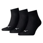 Ponožky PUMA Quarter 3-pack Black