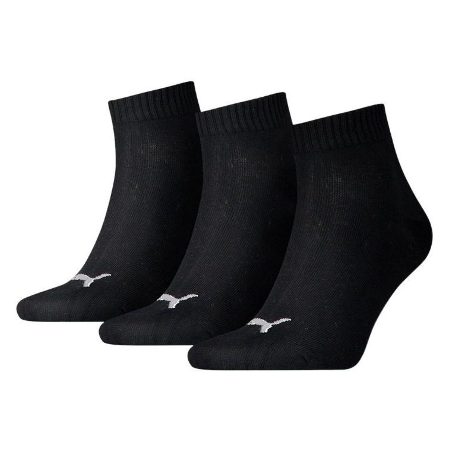 Ponožky PUMA Quarter 3-pack Black - Ponožky - nízke - 1