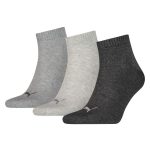 Ponožky PUMA Quarter 3-pack Grey