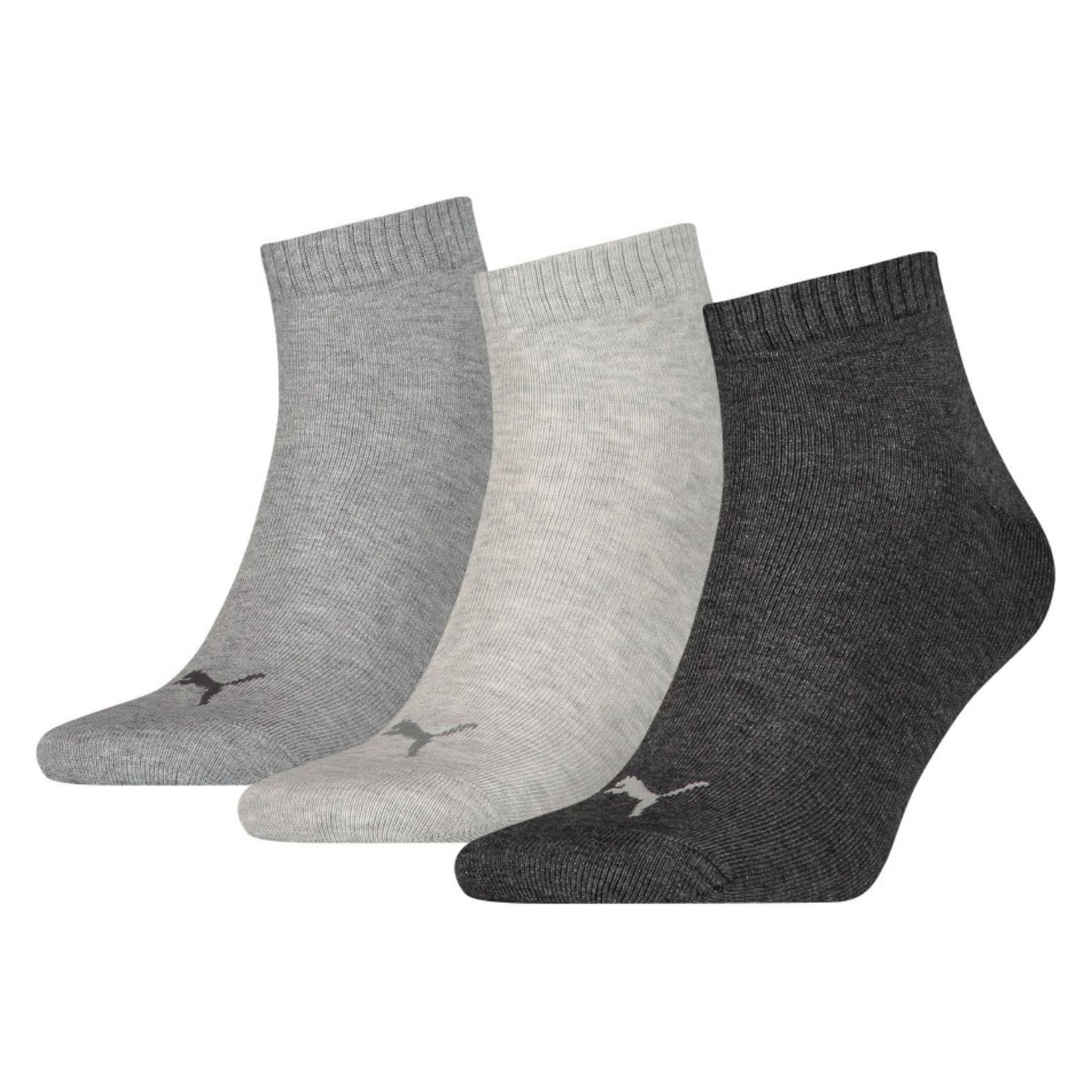Ponožky PUMA Quarter 3-pack Grey - Ponožky - nízke - 1
