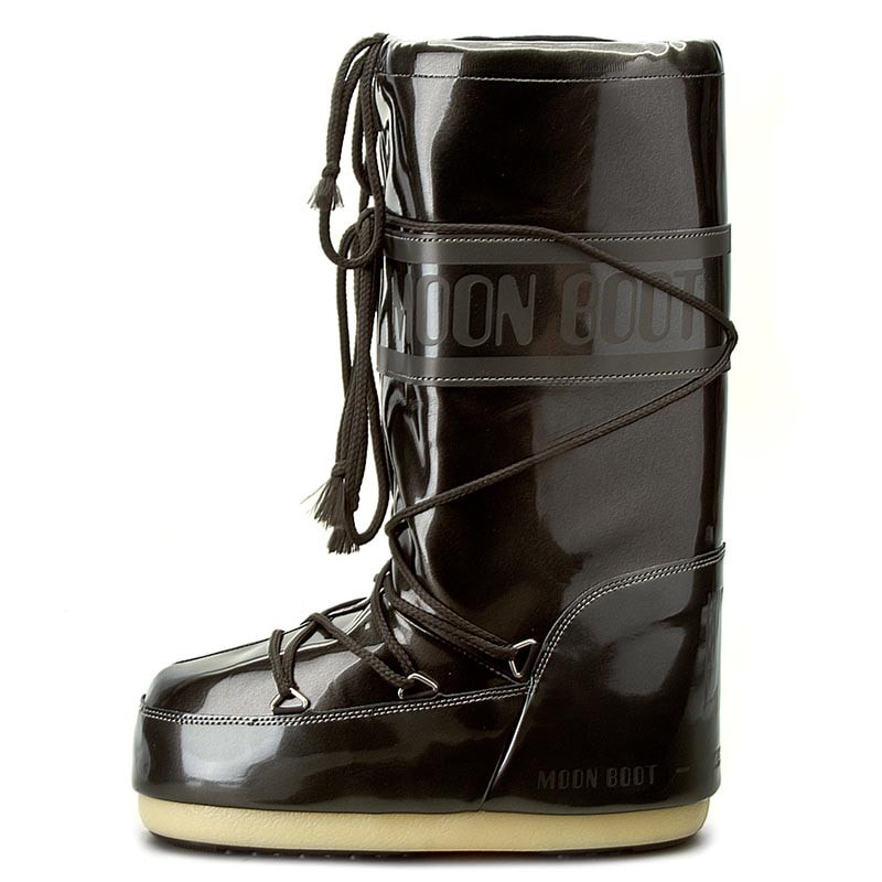 Snehule MOON BOOT Vinyl Met Black - Zimná obuv - 2