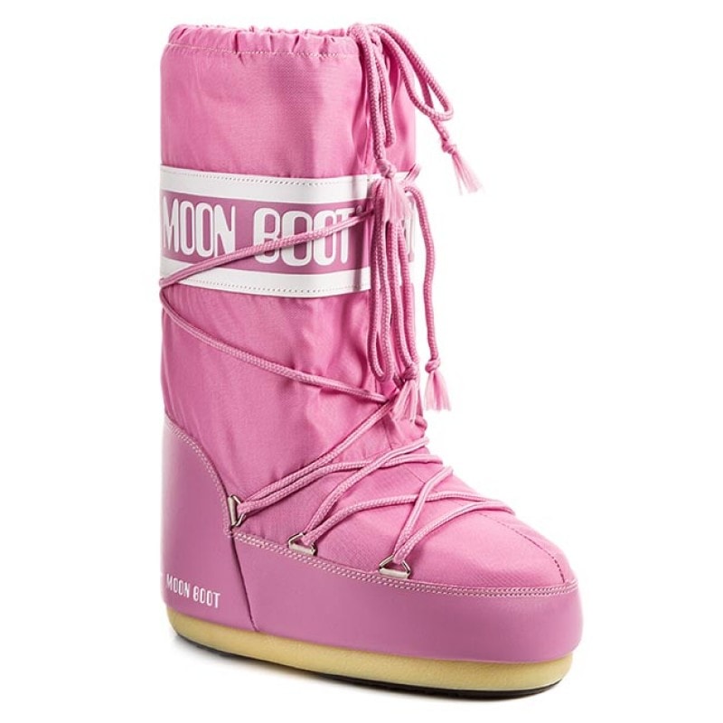 Snehule MOON BOOT Icon Nylon Pink - Zimná obuv - 1
