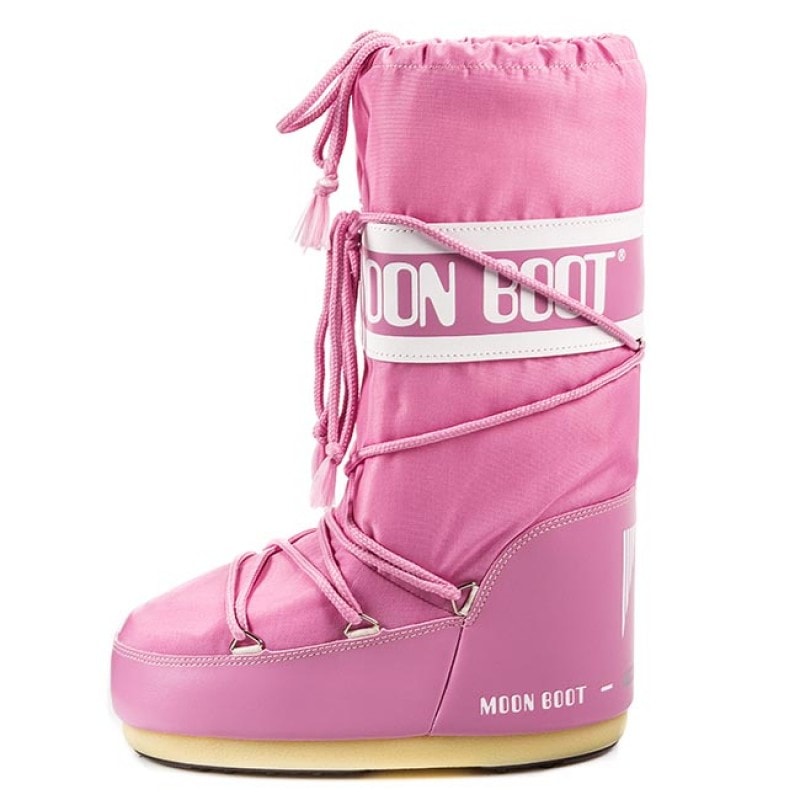 Snehule MOON BOOT Icon Nylon Pink - Zimná obuv - 3