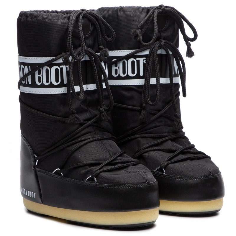Snehule MOON BOOT Icon Nylon Black - Zimná obuv - 2