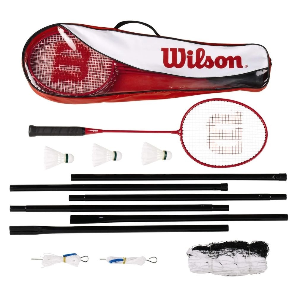Badmintonový set WILSON Tour BMNT STL Poles 4 PC Kit - LETNÉ ŠPORTY - 1