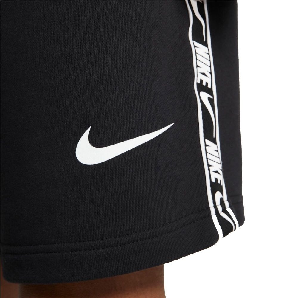 Kraťasy NIKE NSW Repeat FT Black/Grey/White - Kraťasy & Šortky - 6