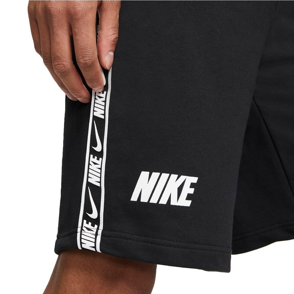 Kraťasy NIKE NSW Repeat FT Black/Grey/White - Kraťasy & Šortky - 5