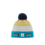 Zimná čiapka EISBÄR Star Pompon MÜ SP Kids Banana/White/Blue