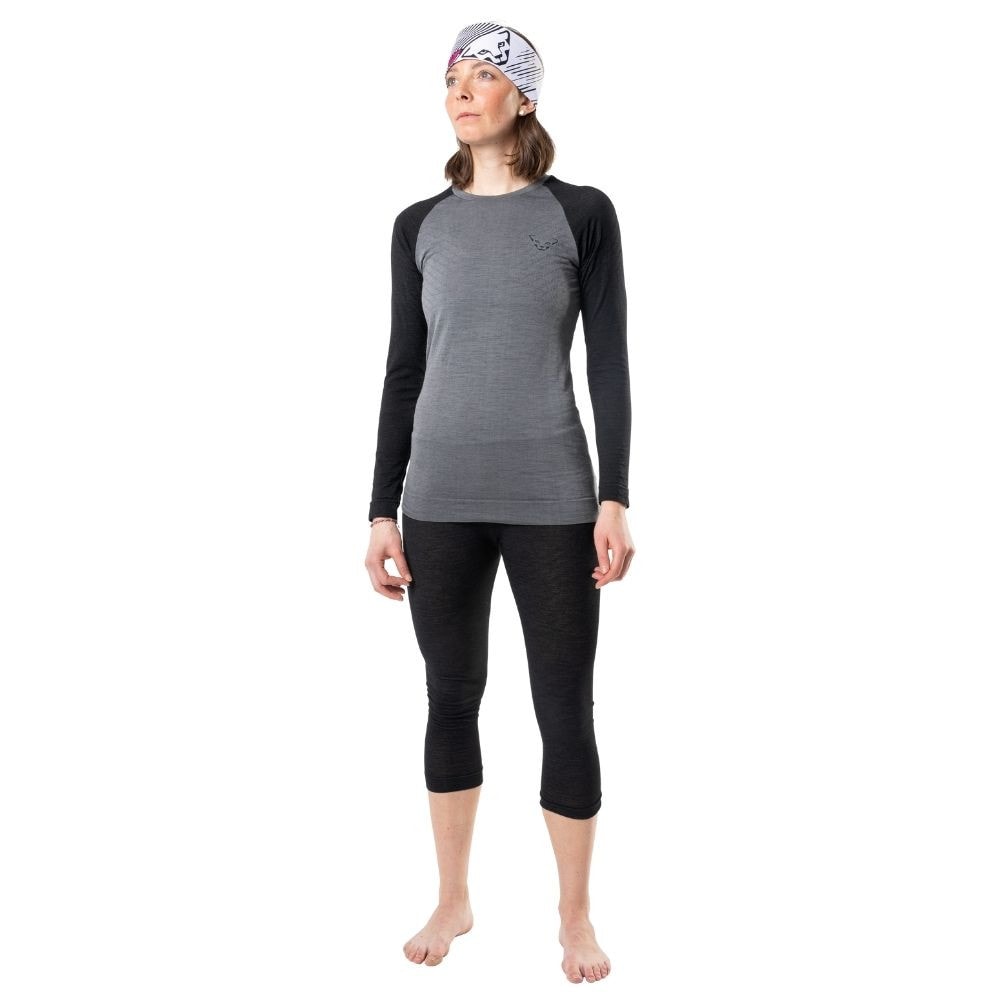 Termo nohavice DYNAFIT Tour Light Merino 3/4 Tights W Black - Športové termoprádlo - 2