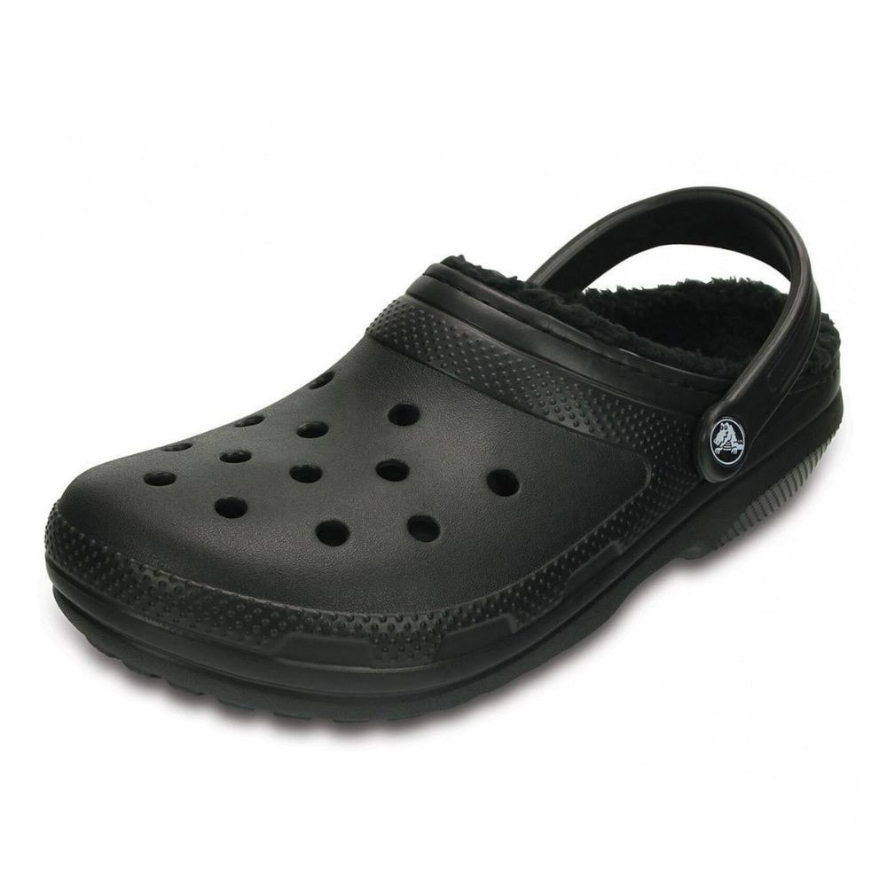 Zateplená obuv CROCS Classic Lined Clog Black - Šľapky a sandále - 2