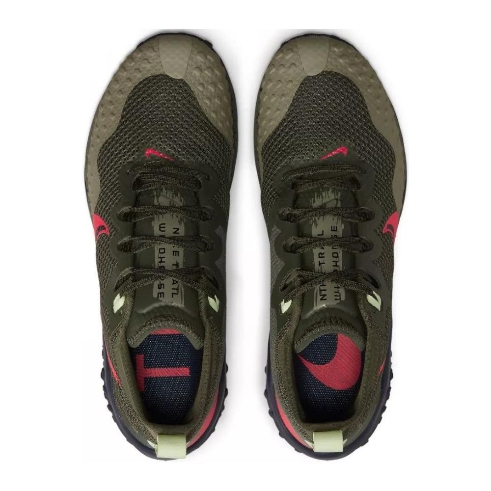Tenisky NIKE Wildhorse 7 M Trail Cargo Khaki/Siren Red - Športová obuv - 4
