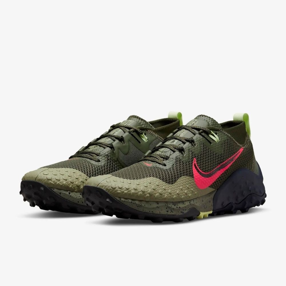 Tenisky NIKE Wildhorse 7 M Trail Cargo Khaki/Siren Red - Športová obuv - 3