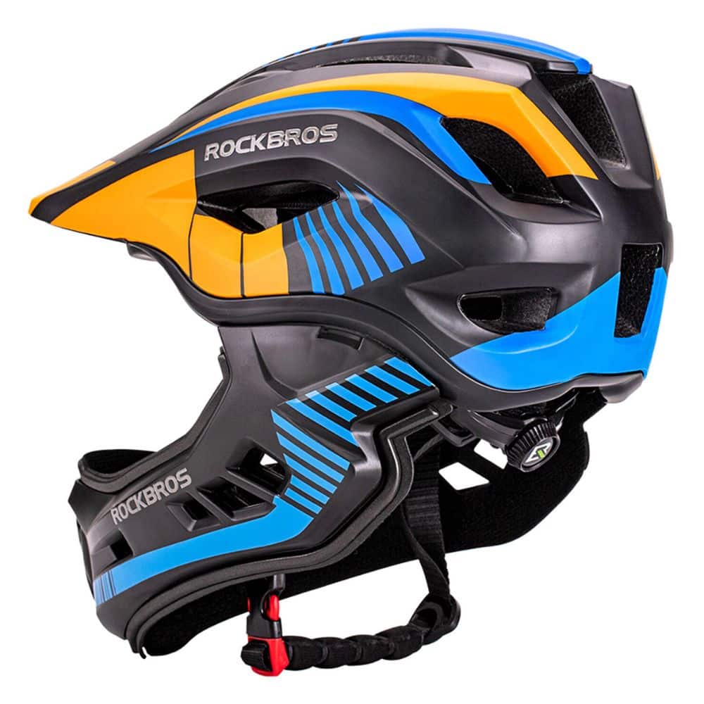 Detská cyklistická prilba ROCKBROS FreeRide Orange - Prilby pre deti - 4