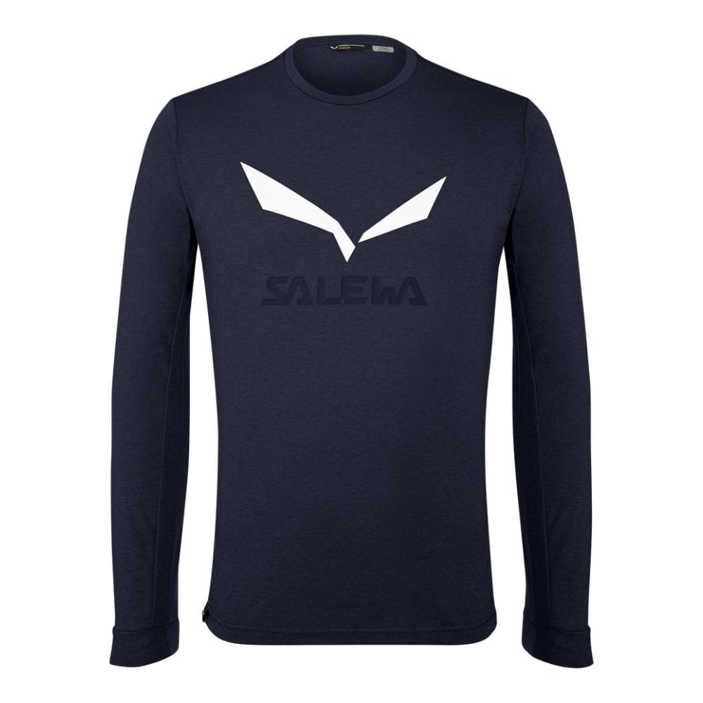 Tričko SALEWA Solidlogo Dry Navy - OBLEČENIE - 1