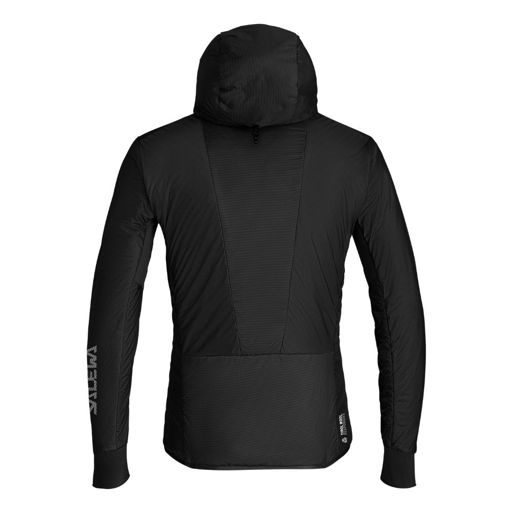 Bunda SALEWA Pedroc Hybrid Twr M Hodded Jacket Black - Bundy na bežky a skialp - 3