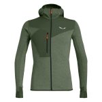 Mikina SALEWA Puez 2 Dry M L/S Hood Full Zip Tee Thyme Melange