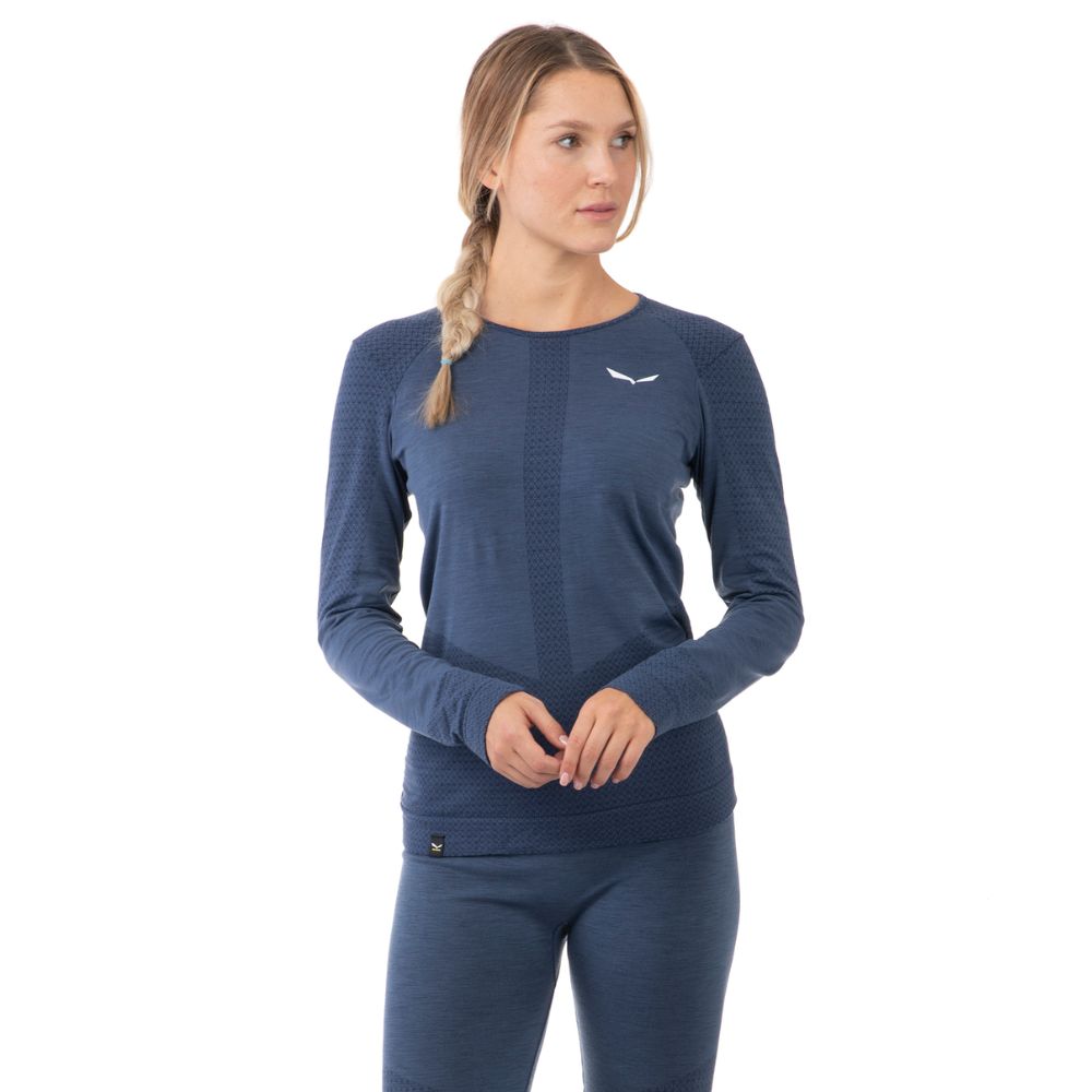 Merino termo tričko SALEWA Zebru Med Warm Amr W - Športové termoprádlo - 3