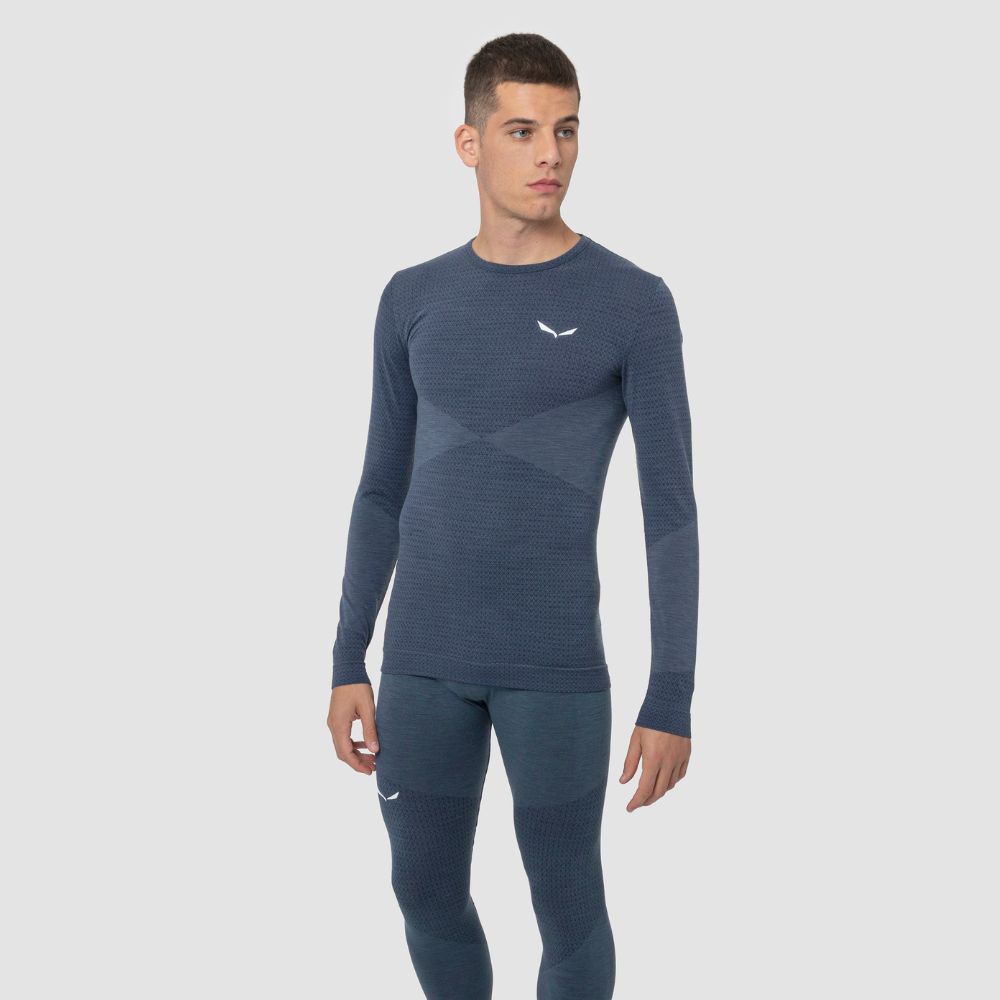 Merino termo nohavice SALEWA Zebru Medium Warm Amr M - Športové termoprádlo - 5