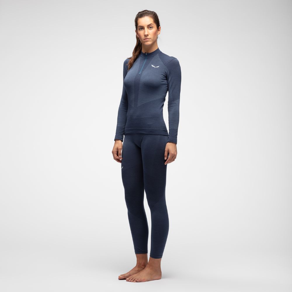 Merino termo nohavice SALEWA Zebru Medium Warm Amr W - Športové termoprádlo - 3