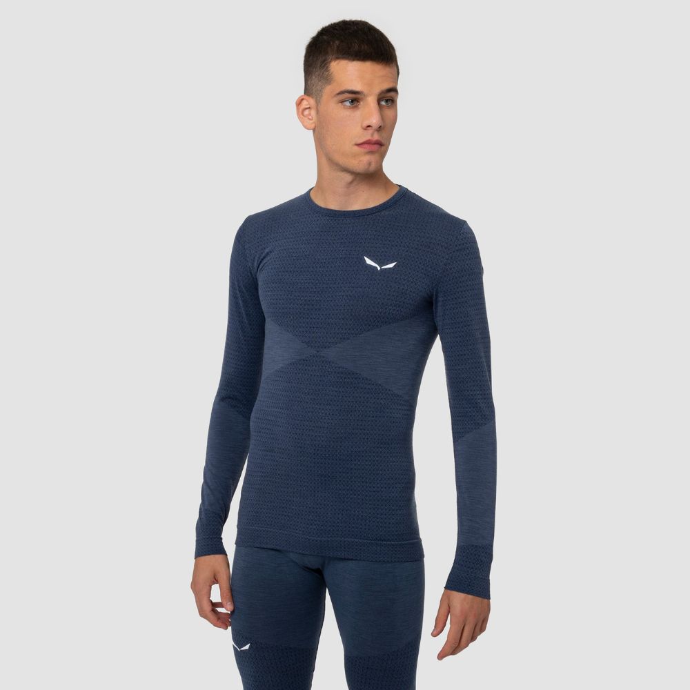 Merino termo tričko SALEWA Zebru Med Warm Amr M - Športové termoprádlo - 3