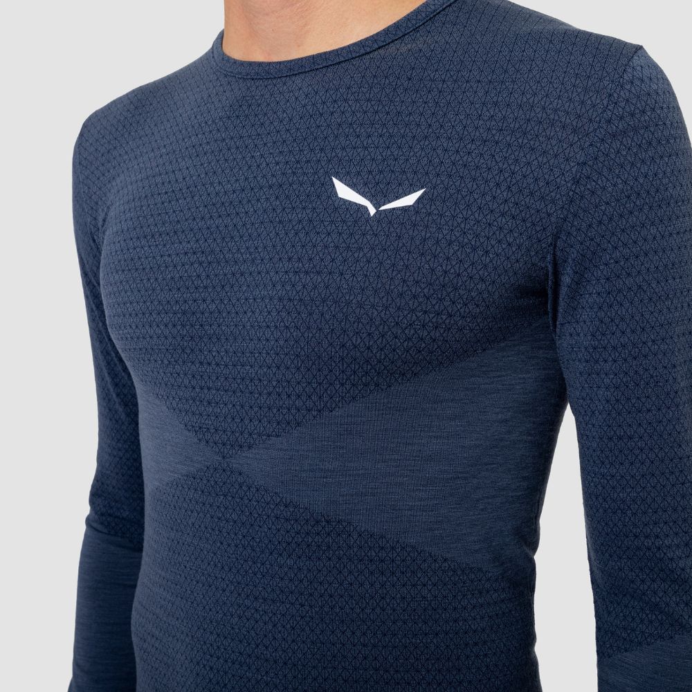 Merino termo tričko SALEWA Zebru Med Warm Amr M - Športové termoprádlo - 5