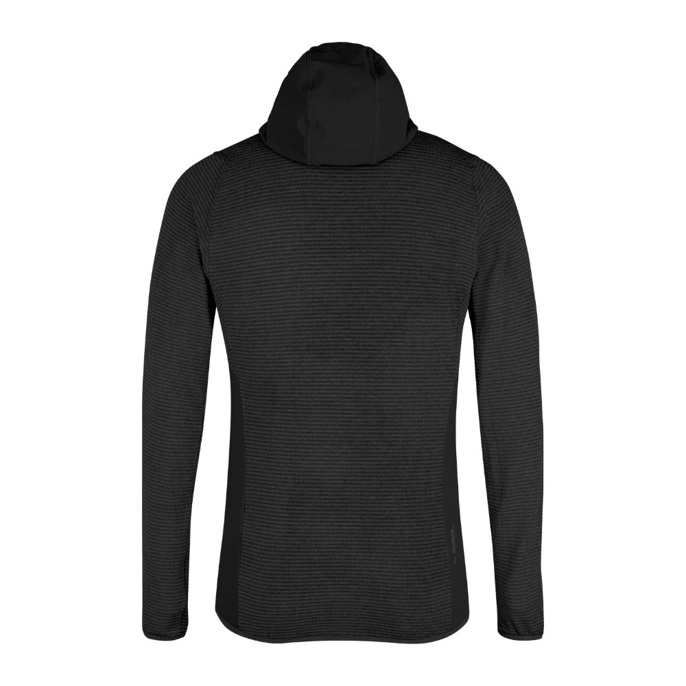 Mikina SALEWA Rolle Polarlite Responsive M Jacket Black - Technické mikiny - 3