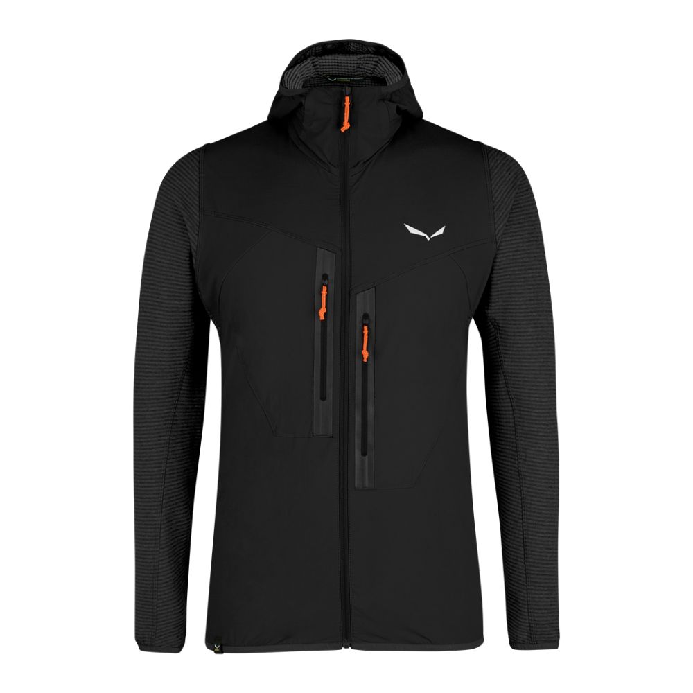 Mikina SALEWA Rolle Polarlite Responsive M Jacket Black - Technické mikiny - 1