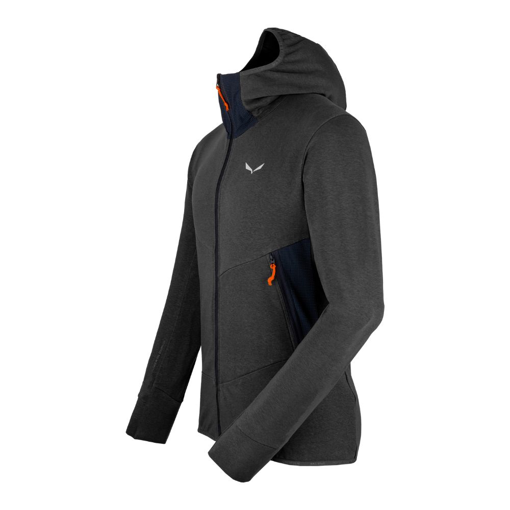 Bunda SALEWA Lavaredo Hemp M Hooded Jacket Black - Bundy & Vesty - 5
