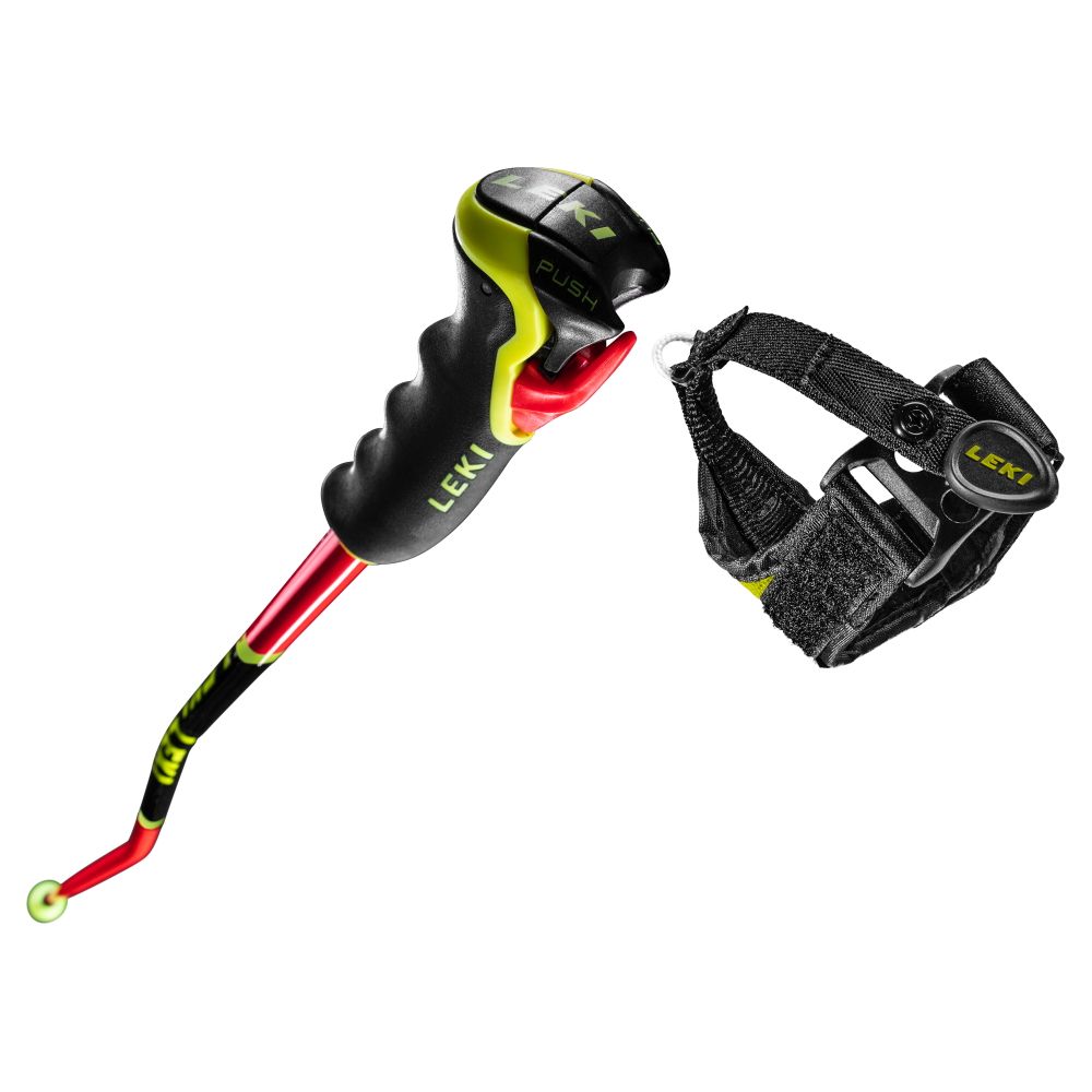 Lyžiarske palice LEKI WCR Lite GS 3D Junior Red - Detské palice - 2