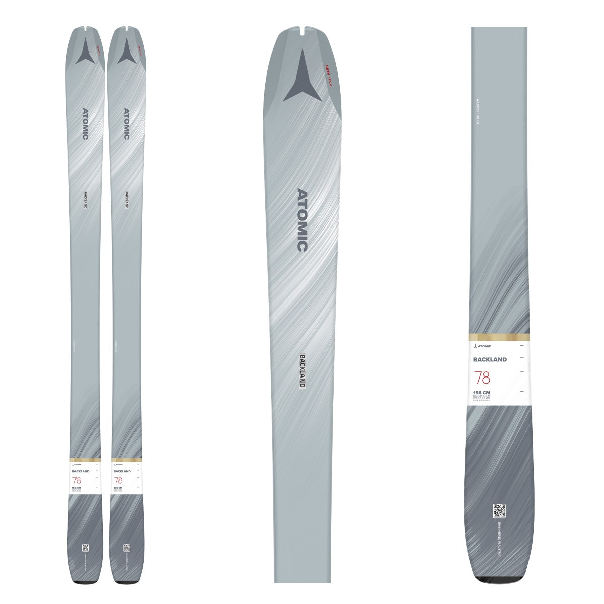 Skialpinistické lyže ATOMIC Backland 78 W s pásmi Skin 78/80 - Skialp lyže - 2