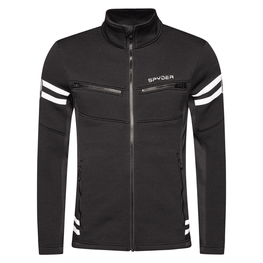 Mikina SPYDER Wengen Encore FZ Black - Mikiny bez kapucne - 4