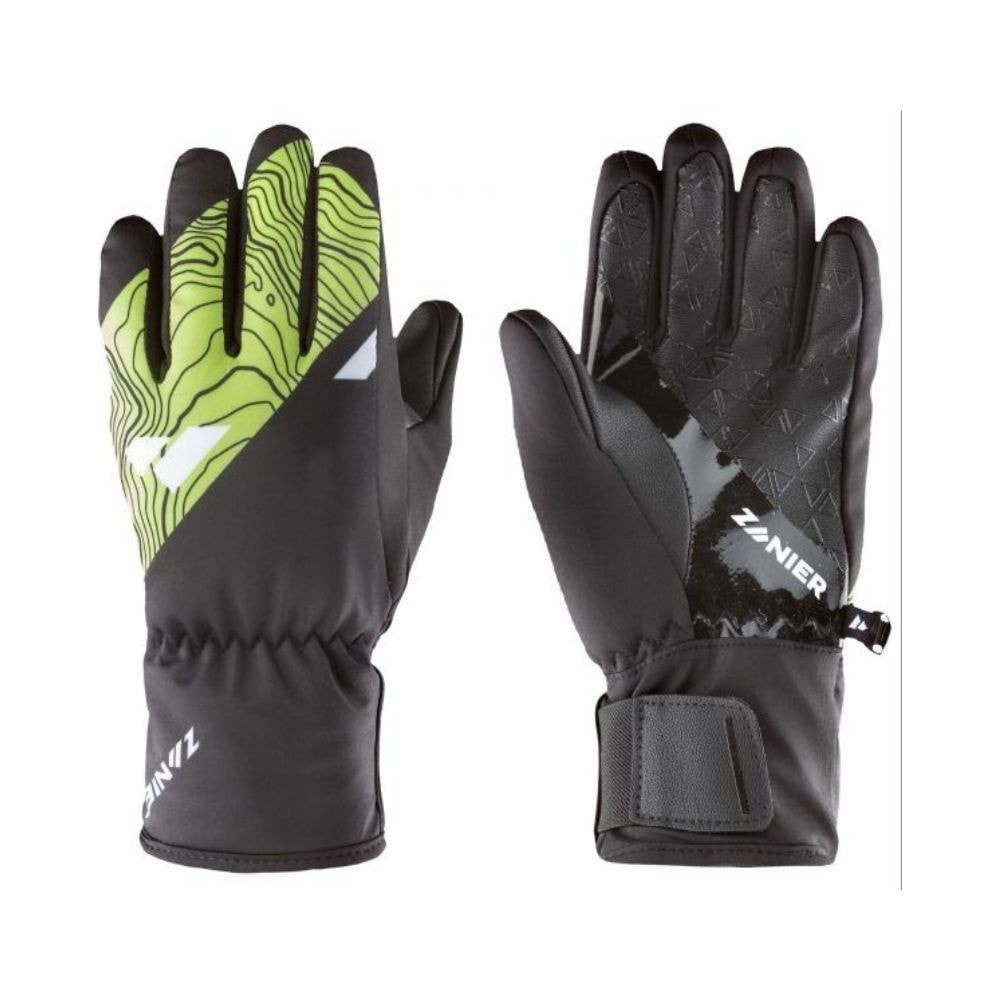 Lyžiarske rukavice ZANIER Silian Stx Black/Green - Detské rukavice - 1