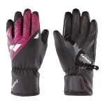 Lyžiarske rukavice ZANIER Silian Stx Black/Fuchsia