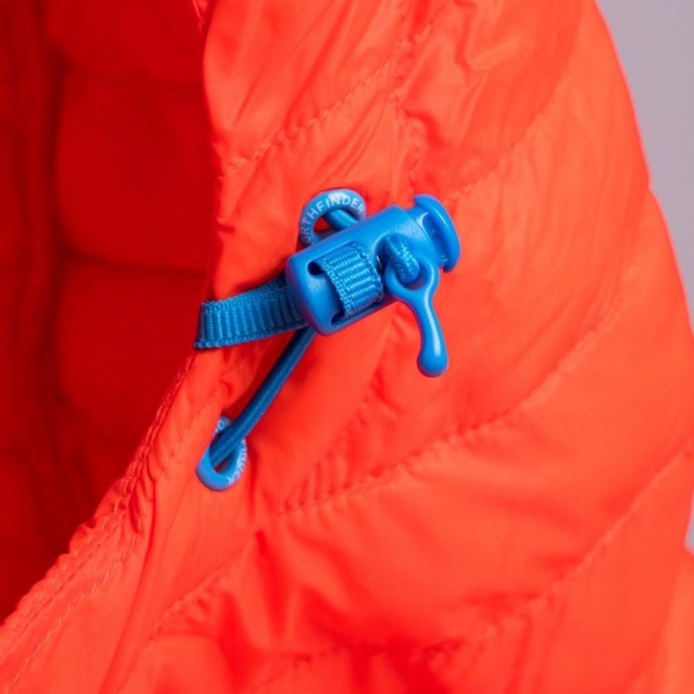 Ultraľahká skialp bunda NORTHFINDER Primaloft Budin Orange - Bundy na bežky a skialp - 2