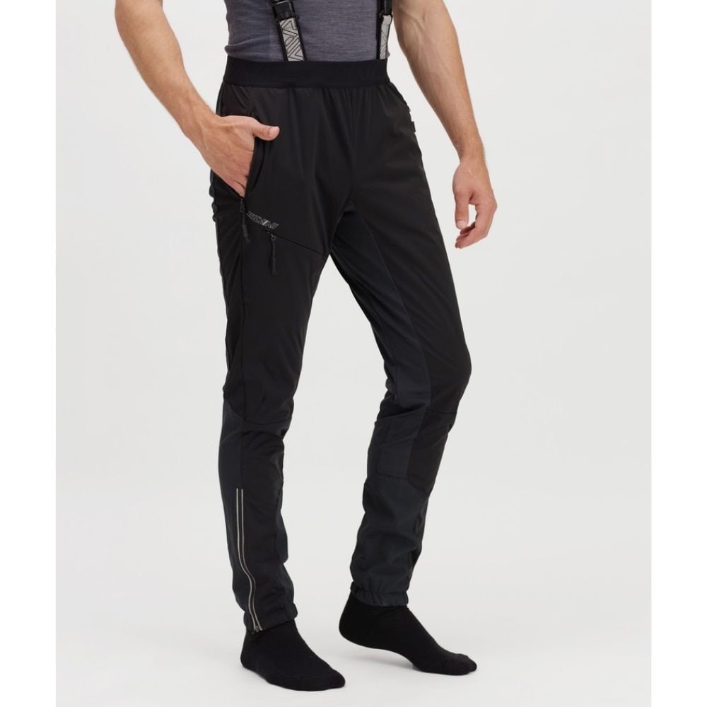 Pánske nohavice SILVINI Alzaro Softshell Black 10/10 - Nohavice na bežky a skialp - 2