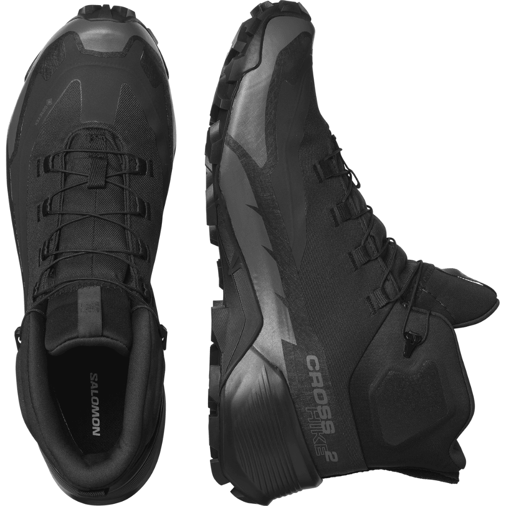 Topánky SALOMON Cross Hike Mid GTX 2 Black - Turistická obuv - 4