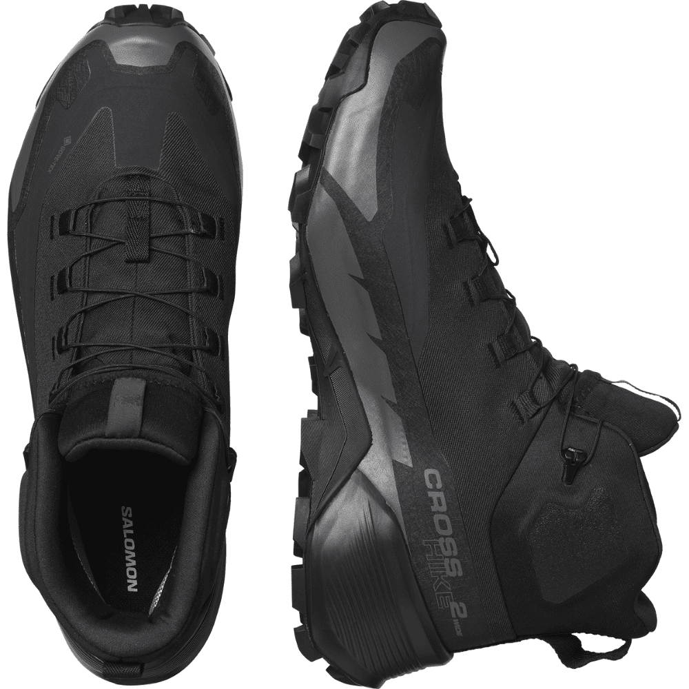 Topánky SALOMON Cross Hike Mid GTX Wide 2 Black - pre širšie chodidlá - Turistická obuv - 3