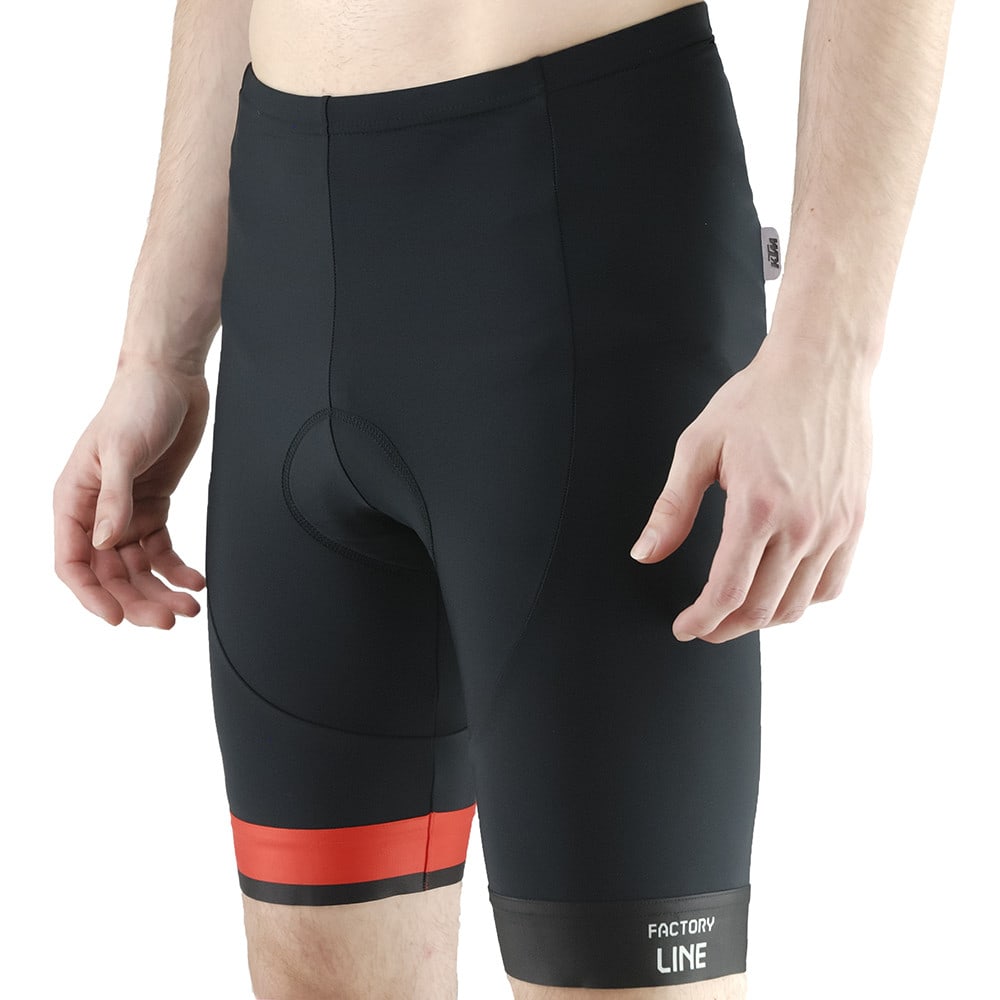 Cyklistické kraťasy KTM Factory Line Black/Red - Cyklo spodok - 1