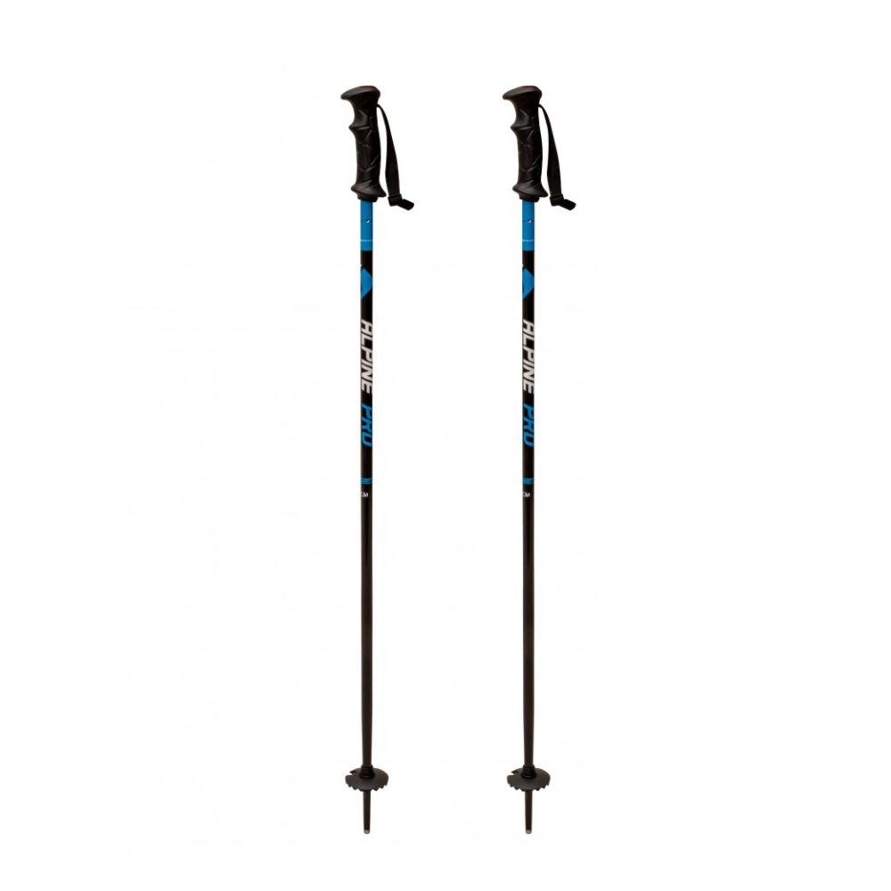 Detské lyžiarske palice STUF Alpin Pro Black/Blue - Detské palice - 1