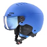 Lyžiarska prilba UVEX Rocket Visor Jr Blue