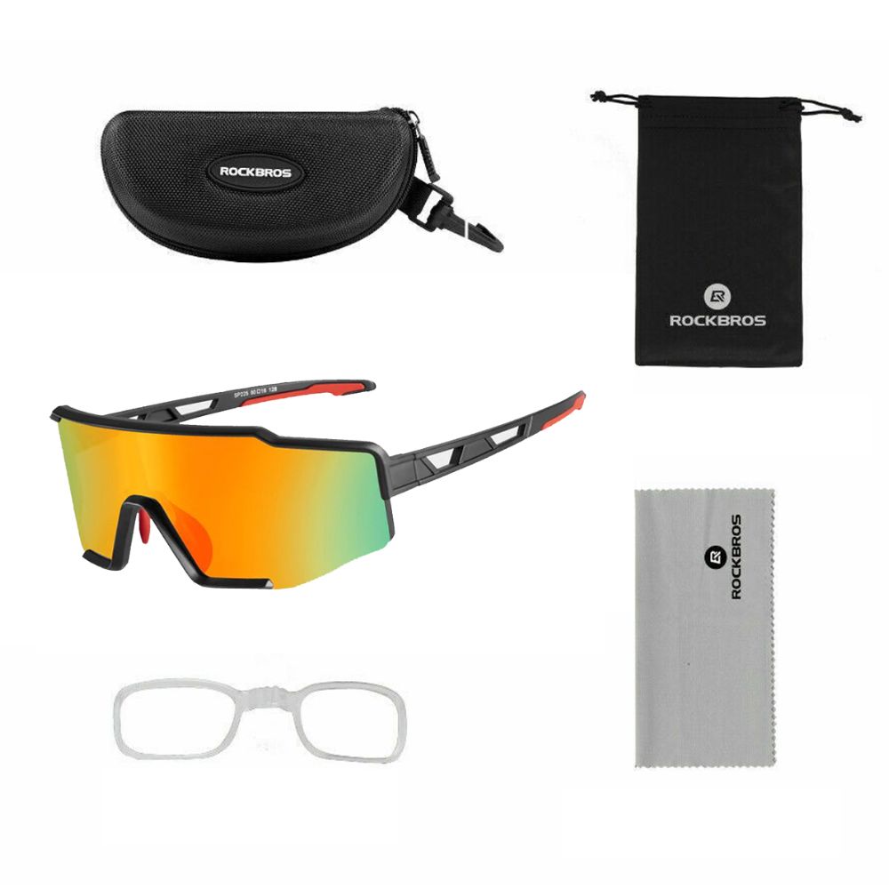Polarizačné okuliare ROCKBROS WindProof + rám na dioptrickú šošovku - Cyklistické okuliare - 2