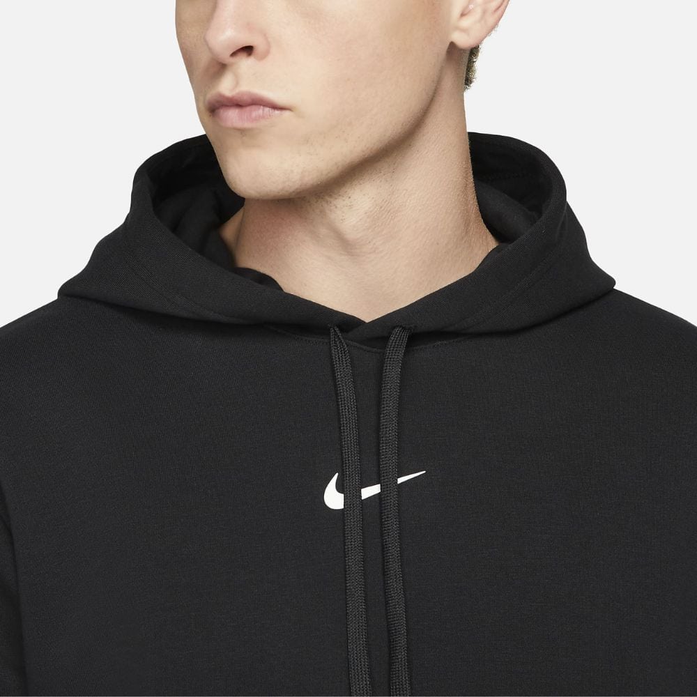 Mikina NIKE M NSW Repeat Fleece PO Hoodie BB Black/White - Mikiny s kapucňou - 5
