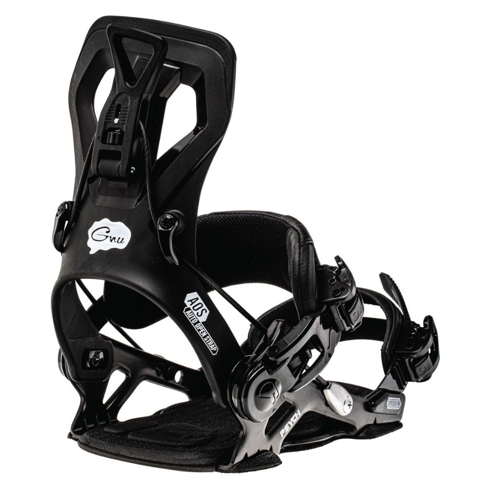 Snowboardové viazanie GNU Psych Black - Pánske viazanie - 2